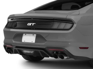 Ford Mustang LED Taillights - Rear - Raxiom - Profile - Gloss Black Housing, Smoked Lens - `15-`22