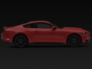 Ford Mustang Side Marker Lights - Rear - Raxiom - Axial Series LED - Smoked - `15-`23