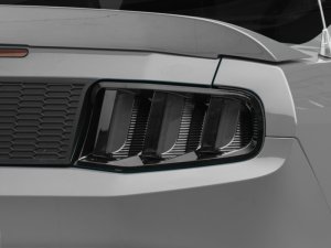 Ford Mustang LED Taillights - Rear - Raxiom - Vector V2 - Gloss Black - `10-`12