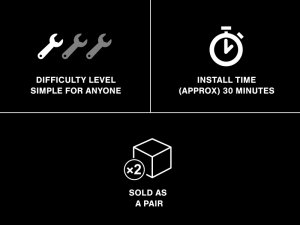 Ford Mustang LED Taillights - Rear - Raxiom - Vector V2 - Gloss Black - `10-`12