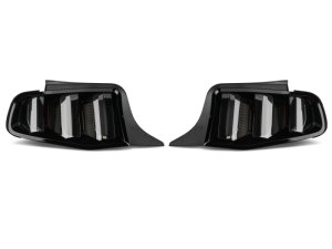 Ford Mustang LED Taillights - Rear - Raxiom - Vector V2 - Gloss Black - `10-`12