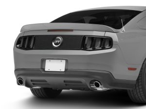 Ford Mustang LED Taillights - Rear - Raxiom - Vector V2 - Gloss Black - `10-`12