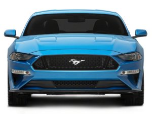 Ford Mustang LED Projector Headlights - Front - Raxiom - Tri-Bar LED Accents - Black Housing - `18-`23 Ford Mustang LED Projector Headlights - Front - Raxiom - Tri-Bar LED Accents - Black Housing - `18-`23
