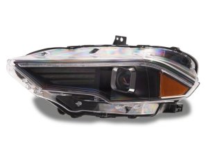 Ford Mustang LED Projector Headlights - Front - Raxiom - Tri-Bar LED Accents - Black Housing - `18-`23 Ford Mustang LED Projector Headlights - Front - Raxiom - Tri-Bar LED Accents - Black Housing - `18-`23