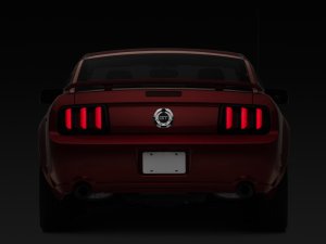 Ford Mustang LED Taillights - Rear - Raxiom - Vector V2 - Smoked - `05-`09