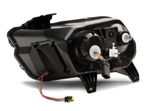 Ford Mustang LED Headlights - Front - Raxiom - LED Halo Projector - Black - `13-`14 Ford Mustang LED Headlights - Front - Raxiom - LED Halo Projector - Black - `13-`14