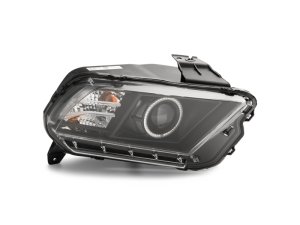 Ford Mustang LED Headlights - Front - Raxiom - LED Halo Projector - Black - `13-`14 Ford Mustang LED Headlights - Front - Raxiom - LED Halo Projector - Black - `13-`14