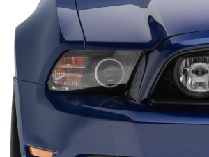Ford Mustang LED Headlights - Front - Raxiom - LED Halo Projector - Black - `13-`14 Ford Mustang LED Headlights - Front - Raxiom - LED Halo Projector - Black - `13-`14