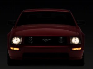 Ford Mustang LED Headlights - Raxiom - Axial OEM Style - Smoked Lens, Chrome Housing - `05-`09 Ford Mustang LED Headlights - Raxiom - Axial OEM Style - Smoked Lens, Chrome Housing - `05-`09