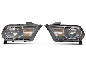 Ford Mustang LED Headlights - Front - Raxiom - Axial Series - Chrome Housing - `10-`12 Ford Mustang LED Headlights - Front - Raxiom - Axial Series - Chrome Housing - `10-`12
