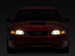 Ford Mustang LED Headlights - Raxiom - OEM Style, Axial Series - Black - `99-`04 Ford Mustang LED Headlights - Raxiom - OEM Style, Axial Series - Black - `99-`04