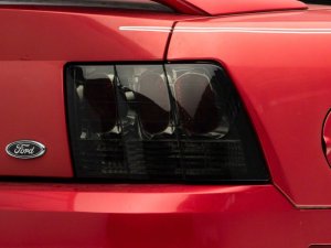 Ford Mustang LED Taillights - Rear - Raxiom - Axial Series Altezza Style - Black Housing (Smoked Lens) - `99-`04