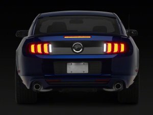 Ford Mustang LED Taillights - Rear - Raxiom - CXR Series - Black - `13-`14