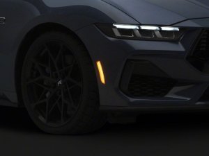 Ford Mustang Side Marker Lights - Raxiom - LED - Clear - `24-`26