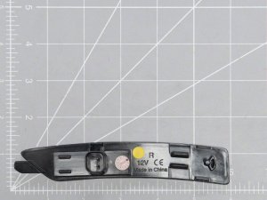 Ford Mustang Side Marker Lights - Raxiom - LED - Smoked - `24-`26