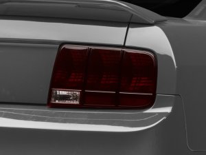 Ford Mustang LED Taillights - Rear - Raxiom - Black Housing (Smoked Lens) - `05-`09