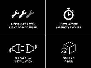 Ford Mustang LED Taillights - Rear - Raxiom - Black Housing (Smoked Lens) - `05-`09