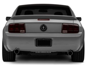 Ford Mustang LED Taillights - Rear - Raxiom - Black Housing (Smoked Lens) - `05-`09