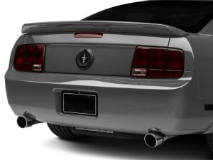 Ford Mustang LED Taillights - Rear - Raxiom - Black Housing (Smoked Lens) - `05-`09