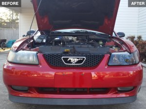 Ford Mustang Headlights - Raxiom - Axial Series OE Style - Black Housing (Smoked Lens) - `99-`04 Ford Mustang Headlights - Raxiom - Axial Series OE Style - Black Housing (Smoked Lens) - `99-`04