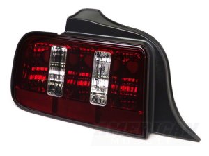 Ford Mustang LED Taillights - Rear - Raxiom - Coyote - Smoked - `05-`09 Ford Mustang LED Taillights - Rear - Raxiom - Coyote - Smoked - `05-`09