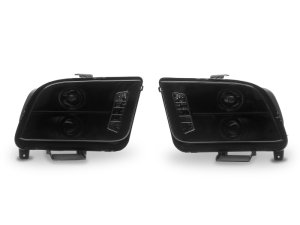 Ford Mustang LED Headlights - Raxiom - Halo Projector - Smoked - `05-`09