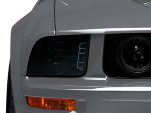 Ford Mustang LED Headlights - Raxiom - Halo Projector - Smoked - `05-`09