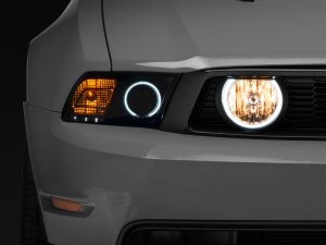 Ford Mustang Fog Lights - Raxiom - LED Halo - Chrome - `05-`12