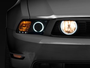 Ford Mustang Fog Lights - Raxiom - LED Halo with CCFL Halo Accent Lighting - Smoked - `05-`12