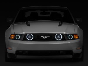 Ford Mustang Fog Lights - Raxiom - LED Halo with CCFL Halo Accent Lighting - Smoked - `05-`12