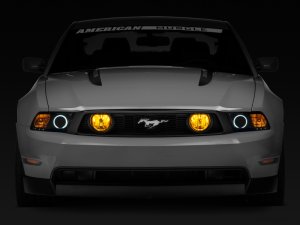 Ford Mustang Fog Lights - Front - Raxiom - Yellow - `05-`12