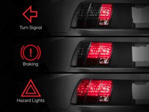 Ford Mustang LED Taillights - Rear - Raxiom - Sequential Tail Light Kit - `02-`04
