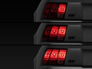 Ford Mustang LED Taillights - Rear - Raxiom - Sequential Tail Light Kit - `02-`04