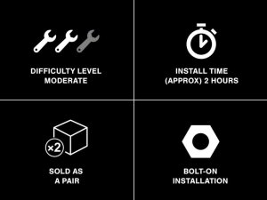 Ford Mustang LED Taillights - Rear - Raxiom - Aero - Black Housing (Smoked Lens) - `10-`12