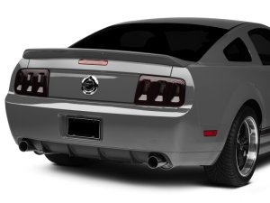 Ford Mustang LED Taillights - Rear - Raxiom - Gen5 - Black Housing (Smoked Lens) - `05-`09