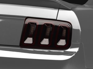 Ford Mustang LED Taillights - Rear - Raxiom - Gen5 - Black Housing (Smoked Lens) - `05-`09