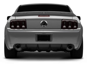 Ford Mustang LED Taillights - Rear - Raxiom - Gen5 - Black Housing (Smoked Lens) - `05-`09