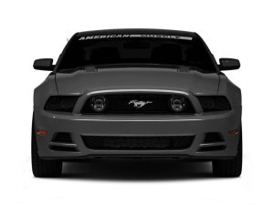 Ford Mustang LED Headlights - Raxiom - Projector, CCFL Halo, LED Accent - Smoked Lens - `13-`14 Ford Mustang LED Headlights - Raxiom - Projector, CCFL Halo, LED Accent - Smoked Lens - `13-`14