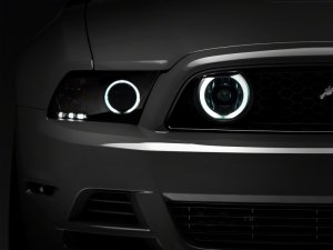 Ford Mustang Fog Lights - Raxiom - CCFL Halo - Chrome - `13-`14