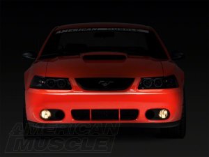 Ford Mustang Fog Light - Driver or Passenger Side - Raxiom - Axial Series - `03-`04
