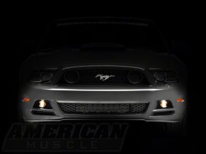 Ford Mustang Fog Lights - Lower Valance - Raxiom - `13-`14