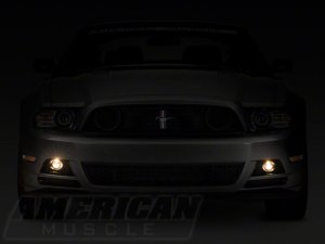 Ford Mustang GT Fog Lights - Lower Valance - Raxiom - `13-`14