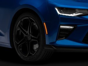 Chevrolet Camaro Side Markers - Front + Rear - Raxiom - Axial Series LED - Smoked - `16-`23 Chevrolet Camaro Side Markers - Front + Rear - Raxiom - Axial Series LED - Smoked - `16-`23