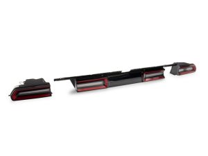 Dodge Challenger LED Taillights - Rear - Raxiom - Sequential Turn Signal, Race Track Inspired - Black Housing, Red Lens - `08-`14