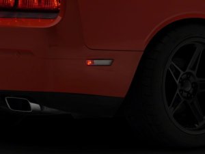 Dodge Challenger Side Markers - Front + Rear - Raxiom - Axial Series - Clear - `08-`14