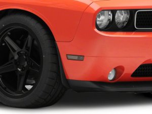 Dodge Challenger Side Marker Lamps - Front + Rear - Raxiom - Axial Series - Smoked - `08-`14 Dodge Challenger Side Marker Lamps - Front + Rear - Raxiom - Axial Series - Smoked - `08-`14