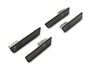 Dodge Challenger Side Marker Lamps - Front + Rear - Raxiom - Axial Series - Smoked - `08-`14 Dodge Challenger Side Marker Lamps - Front + Rear - Raxiom - Axial Series - Smoked - `08-`14