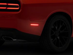 Dodge Challenger Side Marker Lights - Front + Rear - Raxiom - Axial Series LED - Clear - `15-`23 Dodge Challenger Side Marker Lights - Front + Rear - Raxiom - Axial Series LED - Clear - `15-`23
