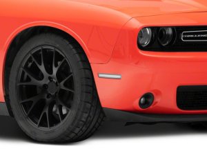 Dodge Challenger Side Marker Lights - Front + Rear - Raxiom - Axial Series LED - Clear - `15-`23 Dodge Challenger Side Marker Lights - Front + Rear - Raxiom - Axial Series LED - Clear - `15-`23