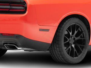 Dodge Challenger Side Marker Lights - Front + Rear - Raxiom - Axial Series LED - Smoked - `15-`23